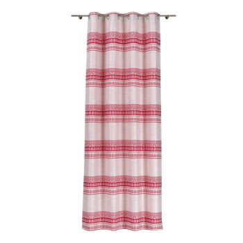 Červeno-béžový záves 140x255 cm Doina – Mendola Fabrics