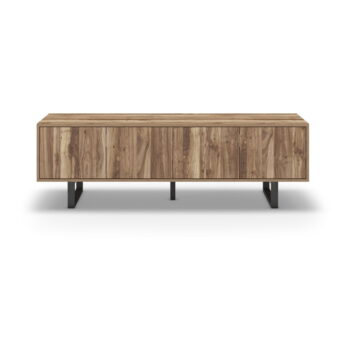 TV stolík v dekore orecha v prírodnej farbe 160x51 cm Laila – Marckeric
