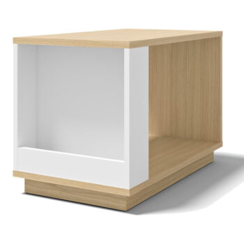 Odkladací stolík v dekore duba 70x40 cm Ella - TemaHome - Image 4