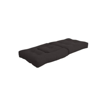 Detské rozkladacie kreslo s taburetkou Karup Design Mini Cube Dark Grey – Obrázok 9