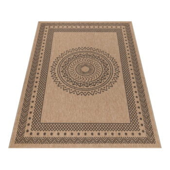 Vonkajší koberec v čierno-prírodnej farbe 160x230 cm Dhaka – Ayyildiz Carpets - Image 6