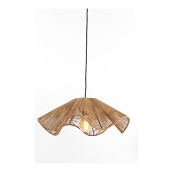 Závesné svietidlo v prírodnej farbe s tienidlom z juty ø 48 cm Fodara – Light & Living - Image 3