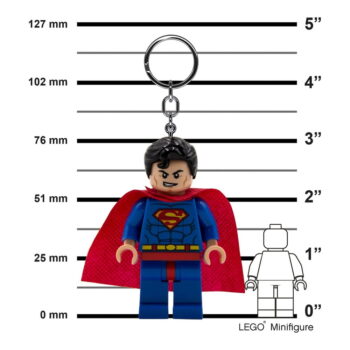Kľúčenka so svietidlom Superman – LEGO® – Obrázok 3