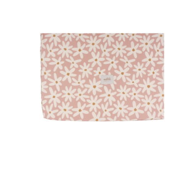 Napínacia bavlnená detská plachta do postieľky 80x160 cm Blush Daisies - Malomi Kids – Obrázok 2