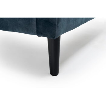 Tmavomodrá zamatová pohovka 153 cm Adagio - Scandic - Image 4