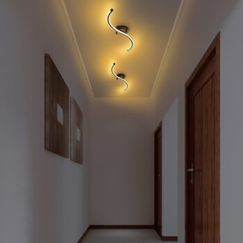 Čierne LED stropné svietidlo 10x67 cm Yilan – Opviq lights - Image 4