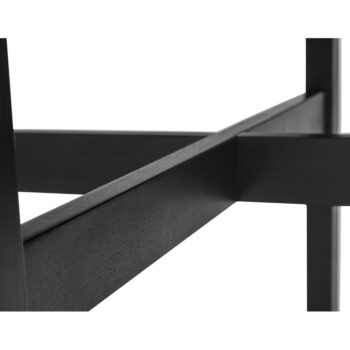 Čierny okrúhly jedálenský stôl ø 120 cm Fjord – Hübsch - Image 2