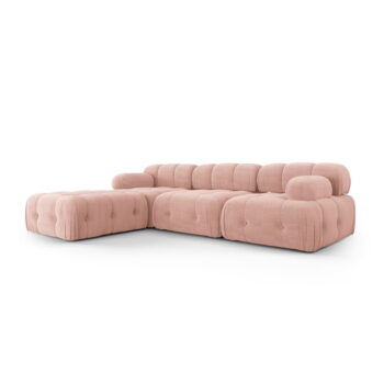 Svetloružová rohová pohovka Ferento – Cosmopolitan Design - Image 4