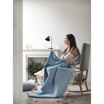 Pléd v zlatej farbe s podielom bavlny Euromant Aisha, 140 × 180 cm – Obrázok 2
