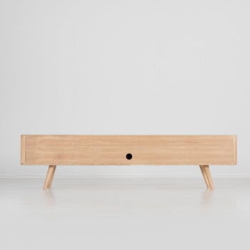 Televízny stolík z dubového dreva Gazzda Ena, 180 × 42 × 45 cm - Image 6