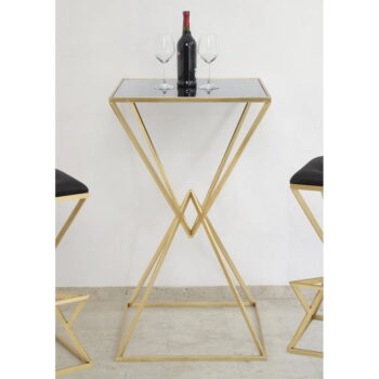 Barový stôl so sklenenou doskou 60x60 cm Piramid – Mauro Ferretti – Obrázok 4