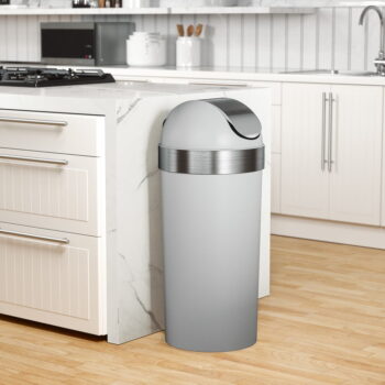 Sivý plastový odpadkový kôš 62 l Venti – Umbra - Image 8