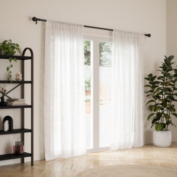Oceľová roztiahnuteľná garniža 91 - 183 cm Bolas - Umbra - Image 5
