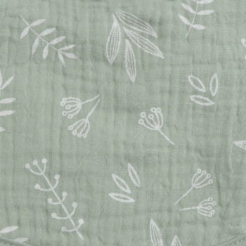 Zelená mušelínová detská deka 75x75 cm – Bébé Douceur – Obrázok 2