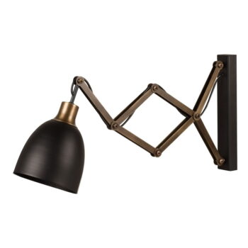 Nástenné svietidlo v čiernej a bronzovej farbe ø 16 cm Sivani – Opviq lights – Obrázok 5