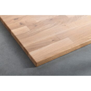 Doska pod umývadlo z dubového dreva v prírodnej farbe 80x50 cm Woody – Sapho - Image 4