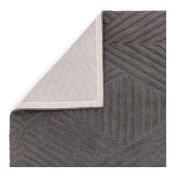 Antracitovosivý vlnený koberec 200x290 cm Hague – Asiatic Carpets - Image 6