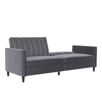 Sivá zamatová pohovka 207 cm Celine – Støraa - Image 9