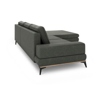 Tmavosivá rozkladacia rohová pohovka Windsor & Co Sofas Planet, pravý roh - Image 4