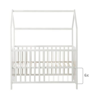 Biela postieľka 60x120 cm – Roba - Image 6
