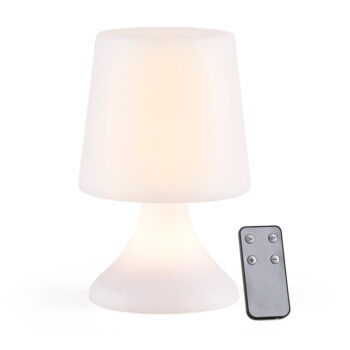 Biela LED stolová lampa na diaľkové ovládanie (výška  25,5 cm) Midnat – Villa Collection – Obrázok 6