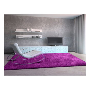 Tmavofialový koberec Universal Aqua, 125 x 67 cm - Image 2
