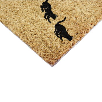 Rohožka z kokosového vlákna 60x90 cm Jumping Cats – Artsy Doormats - Image 11