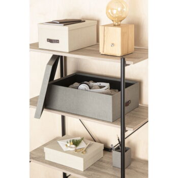 Úložné boxy s vekom v súprave 3 ks Inge – Bigso Box of Sweden – Obrázok 3