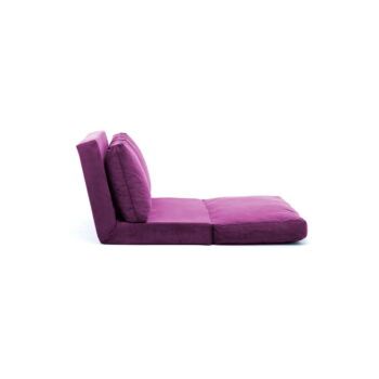 Fialová rozkladacia pohovka 120 cm Taida – Balcab Home – Obrázok 3