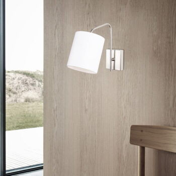 Nástenné svietidlo v bielo-striebornej farbe Ve – Opviq lights - Image 3