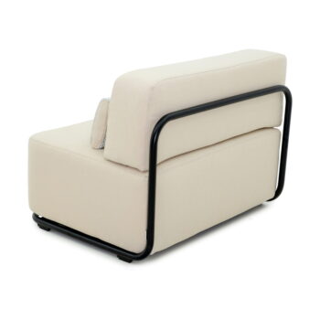 Béžový modul záhradnej pohovky (stredový diel) Straw – Sit Sit - Image 11