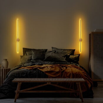 LED nástenné svietidlo v zlatej farbe ø 7 cm Sword – Opviq lights - Image 6