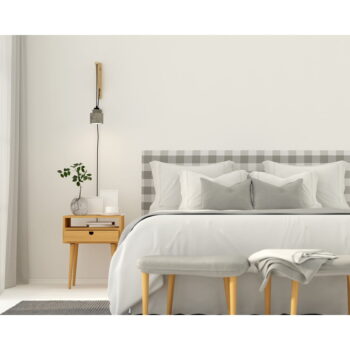 Sivé čalúnené čelo postele 145x52 cm Billie – Really Nice Things - Image 2