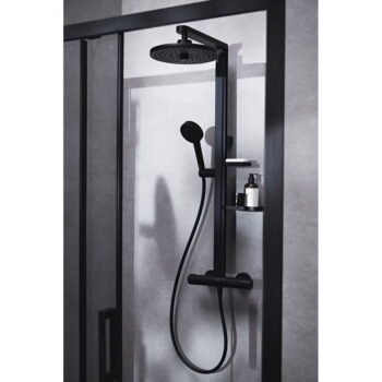 Matne čierna kovová sprchová súprava 111 cm ALU+ – Ideal Standard - Image 10