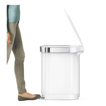 Pedálový oceľový odpadkový kôš 45 l - simplehuman - Image 5