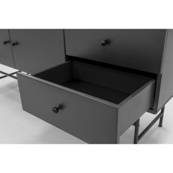 Čierna nízka komoda 68.5x68.5 cm Cocktail - Tenzo - Image 2