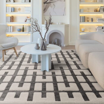 Krémovo-sivý koberec 120x170 cm Valley – Asiatic Carpets - Image 2