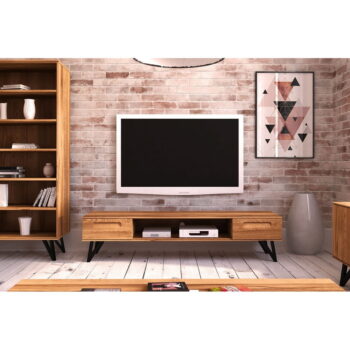 TV stolík z bukového dreva 182x42 cm Golo - The Beds – Obrázok 4