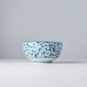 Modro-biela keramická miska na udon MIJ Daisy, ø 16 cm - Image 2