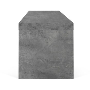 Dvojitý televízny stolík čierny s betónovým dekorom TemaHome Cliff, 125 × 40 cm – Obrázok 2