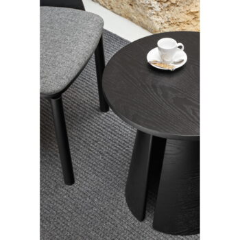 Čierny odkladací stolík Teulat Cep, ø 50 cm - Image 4