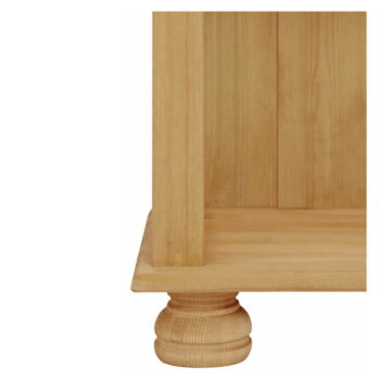 Knižnica z borovicového dreva v prírodnej farbe 70x181 cm Ella – Støraa – Obrázok 6