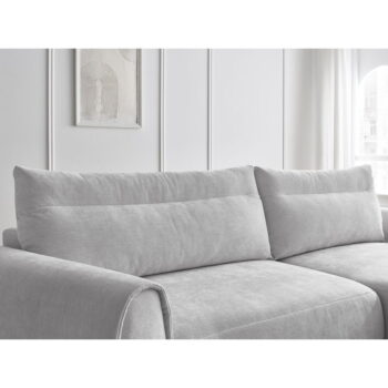 Svetlosivá rohová pohovka Aden – Bobochic Paris - Image 2