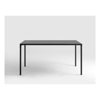 Čierny kovový jedálenský stôl CustomForm Obroos, 140 x 80 cm - Image 4
