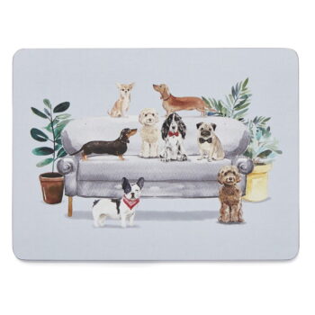 Prestieranie a tácky v súprave 8 ks Curious Dogs – Cooksmart ® - Image 9