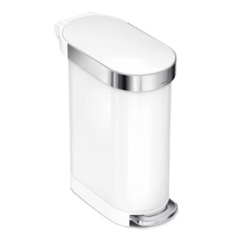 Pedálový oceľový odpadkový kôš 45 l - simplehuman - Image 3