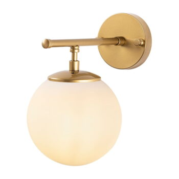 Nástenné svietidlo v bielo-zlatej farbe Roe – Opviq lights - Image 2
