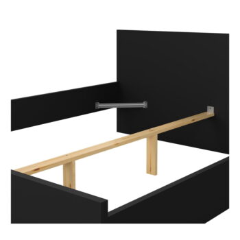 Čierna dvojlôžková posteľ 160x200 cm Naia – Tvilum - Image 6