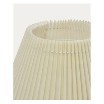 Stojacia lampa v prírodnej farbe s textilným tienidlom (výška 149 cm) Benicarlo – Kave Home - Image 5