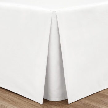 Biely perkálový poťah na rám postele 135x190 cm Easy Iron Percale – Catherine Lansfield